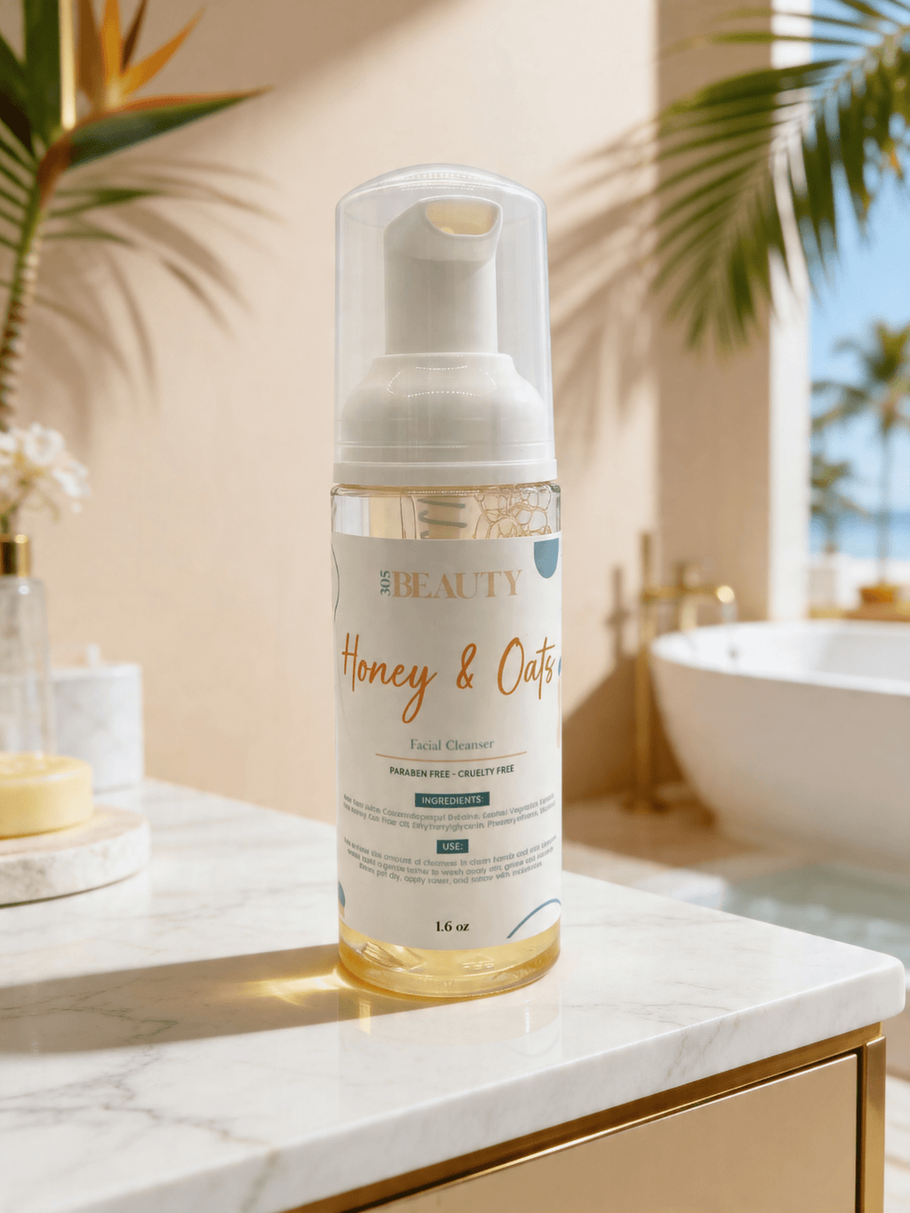 Honey and Oats Facial Cleanser - 305 Beauty