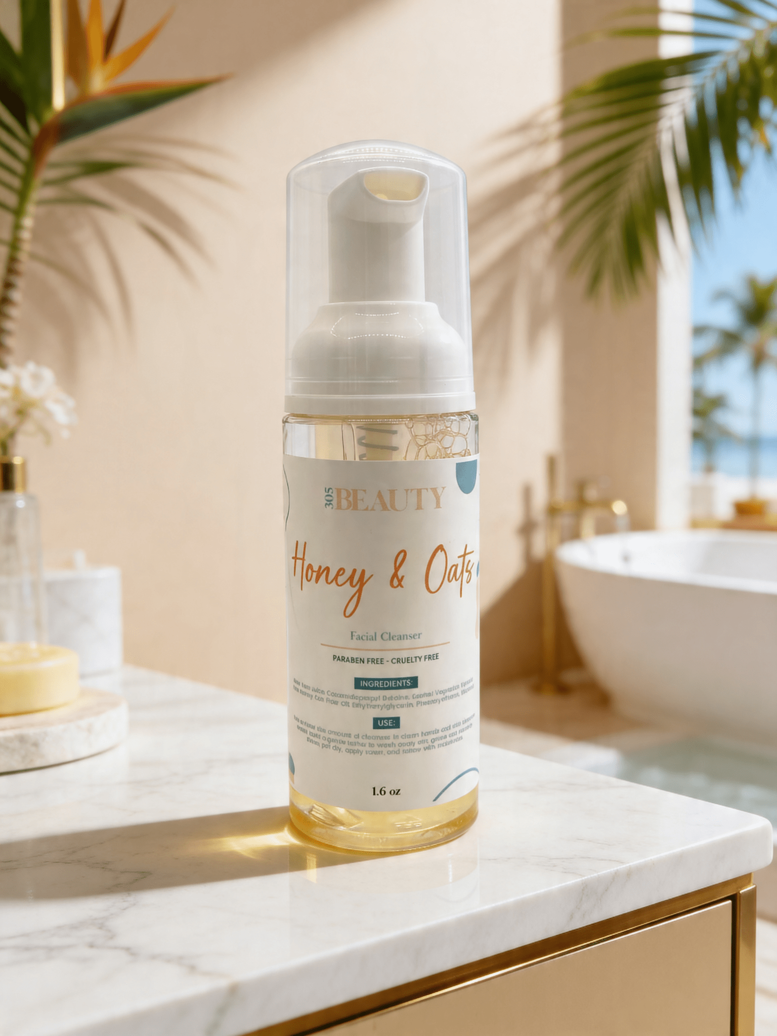 Honey and Oats Facial Cleanser - 305 Beauty